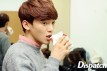 Chen taking a sip